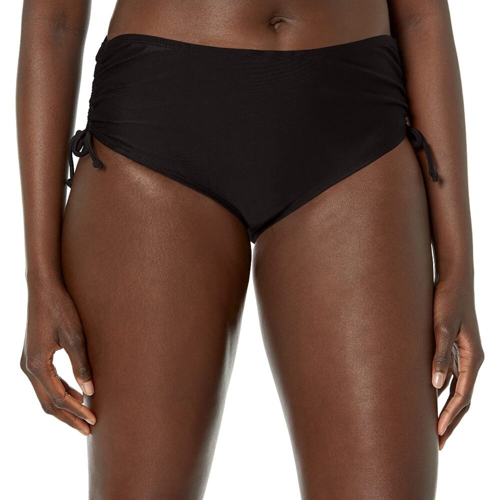 New Catalina Black Bikini Bottom Side‎ Ties 930 Adjustable Bottom Size M